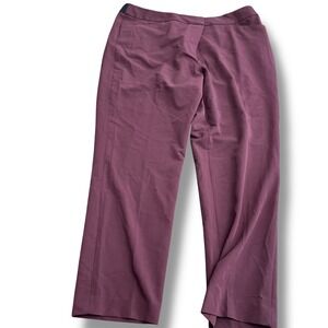 Liz Claiborne Womens Emma Ankle Length Mid Rise Dress‎ Pants Size 14